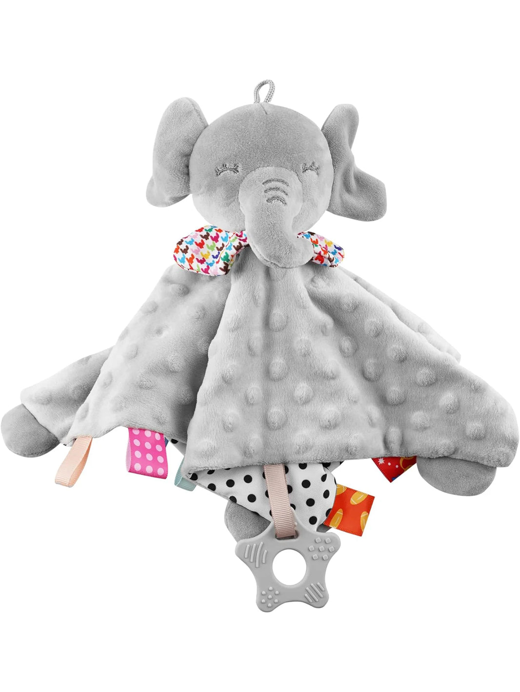 Kidlova Elephant Baby Comforter Blanket – Soft Sensory Soother for Newborns & Toddlers