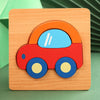 Montessori Wooden 3D Animal & Vehicle Puzzle – Early Learning Toy for Toddlers