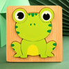 Montessori Wooden 3D Animal & Vehicle Puzzle – Early Learning Toy for Toddlers
