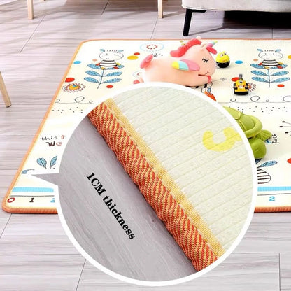 Eco-Friendly Thick Baby Crawling Play Mat – Foldable, Safe & Comfortable Rug for Sensory Learning and Play