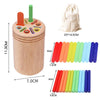 Wooden Montessori Colour Sorting & Balance Toy for Kids – Fine Motor Skills & Early Maths Learning