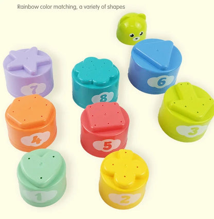 Montessori Stacking Cups Game for Toddlers – Kidlova Early Learning Brain Response Toy
