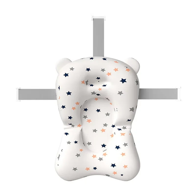 Baby Bath Support Pad – Soft, Foldable & Adjustable Newborn Cushion