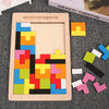 Wooden Tangram Puzzle Game – Educational Logic Toy for Kids Multicolor