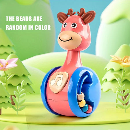 Roly Poly Montessori Baby Toy 6 to 12 Months Wobbler for Sensory Play & Early Development