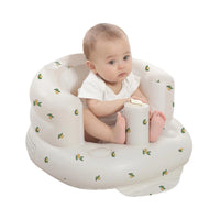 Inflatable Baby Seat with Built-in Air Pump – Soft Sofa Chair for Babies 3–36 Months, Learning to Sit, Feeding & Play