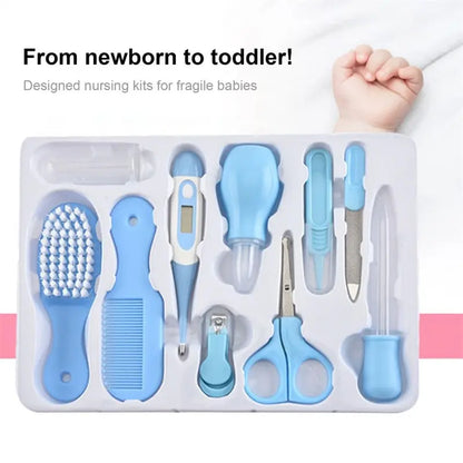 10-Piece Baby Health & Grooming Care Kit – Nail, Hair & Oral Essentials