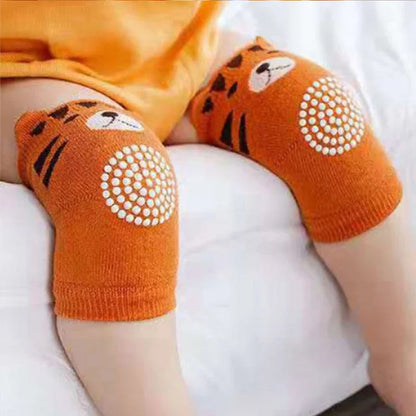 Cotton Baby Knee Pads – Anti-Slip Crawling & Walking Protection for 0–3 Years