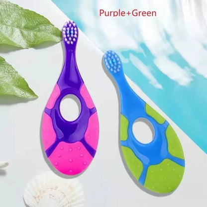Soft Bristle Toddler Toothbrush Set – BPA-Free Training Toothbrush for Children
