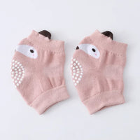 Cotton Baby Knee Pads – Anti-Slip Crawling & Walking Protection for 0–3 Years