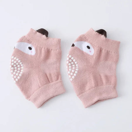 Cotton Baby Knee Pads – Anti-Slip Crawling & Walking Protection for 0–3 Years