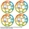 Soft Montessori Baby Grasping Rattle Ball with Bell – Sensory Learning Toy for Infants