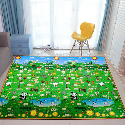 Eco-Friendly Thick Baby Crawling Play Mat – Foldable, Safe & Comfortable Rug for Sensory Learning and Play