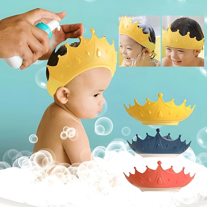 Baby Shampoo Cap for Toddlers – Silicone Ear Protection Bath Toy