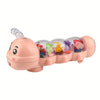 Cute Caterpillar Baby Crawling Toy with Lights, Music & Learning Design – Montessori Sensory Play