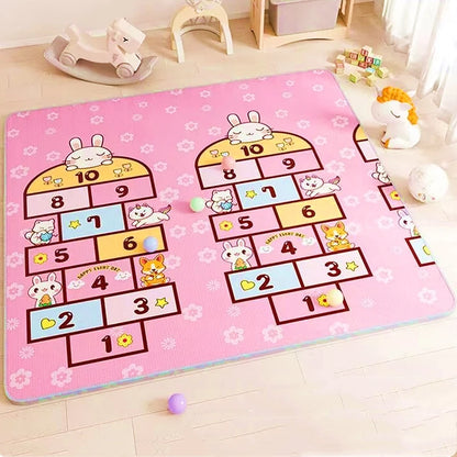 Large Foldable Baby Play Mat for Safe Montessori Sensory Learning & Crawling