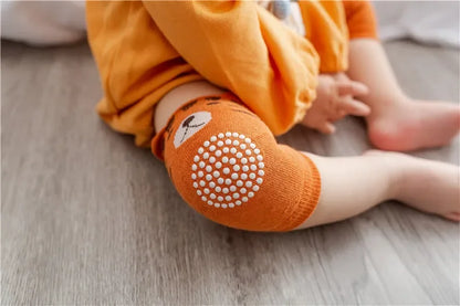 Cotton Baby Knee Pads – Anti-Slip Crawling & Walking Protection for 0–3 Years