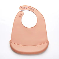 Waterproof Silicone Baby Bib – Adjustable, Soft & BPA-Free Feeding Bib for Newborns and Toddlers