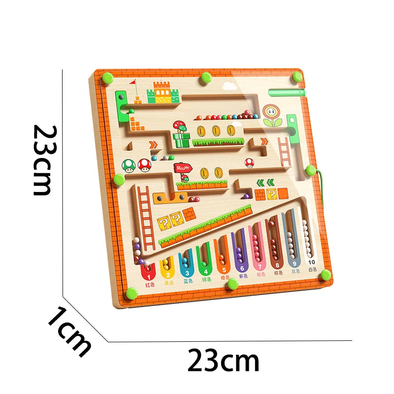 Montessori Magnetic Maze Toy for Toddlers – Early Learning Puzzle for Kids Aged 3–6