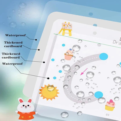 Montessori Tracing Workbook for Toddlers – Reusable Writing & Drawing Practice Book