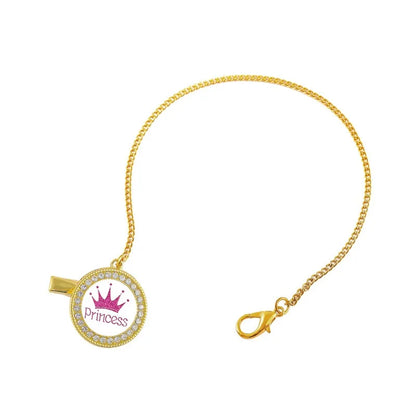 Crown Silicone Baby Pacifier Clip & Teether – BPA Free Dummy Chain for Newborns & Toddlers