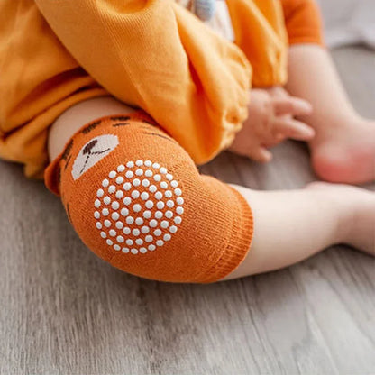 Cotton Baby Knee Pads – Anti-Slip Crawling & Walking Protection for 0–3 Years