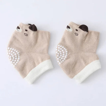 Cotton Baby Knee Pads – Anti-Slip Crawling & Walking Protection for 0–3 Years