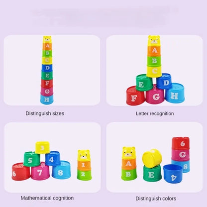 Montessori Stacking Cups Game for Toddlers – Kidlova Early Learning Brain Response Toy