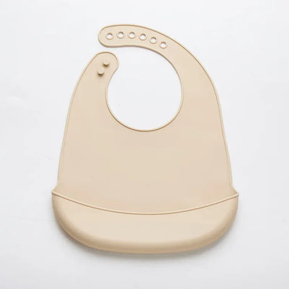 Waterproof Silicone Baby Bib – Adjustable, Soft & BPA-Free Feeding Bib for Newborns and Toddlers