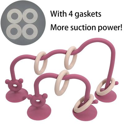 Montessori Silicone Bead Puzzle Toy for Babies & Toddlers