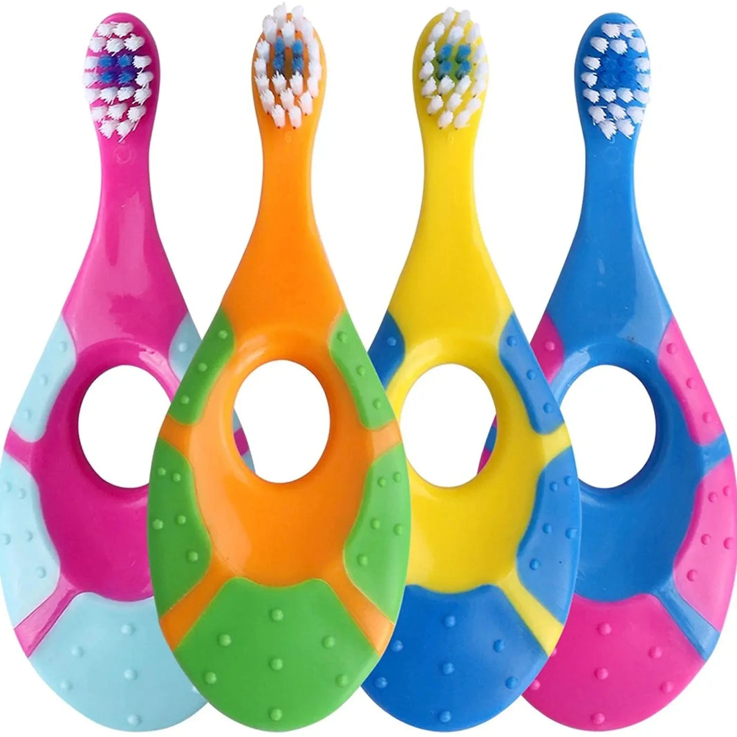 Soft Bristle Toddler Toothbrush Set – BPA-Free Training Toothbrush for Children