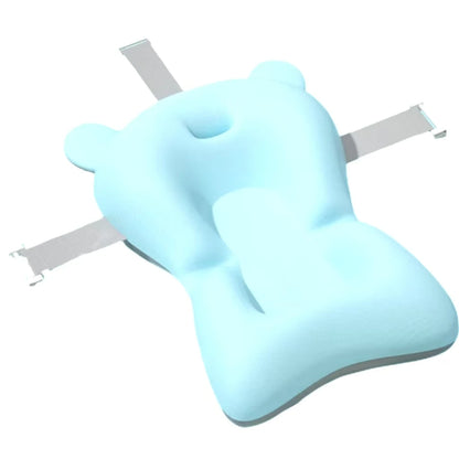 Baby Bath Support Pad – Soft, Foldable & Adjustable Newborn Cushion