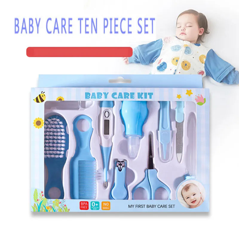 10-Piece Baby Health & Grooming Care Kit – Nail, Hair & Oral Essentials