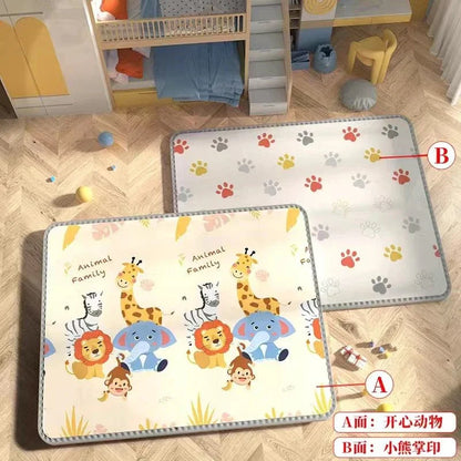 Large Foldable Baby Play Mat for Safe Montessori Sensory Learning & Crawling