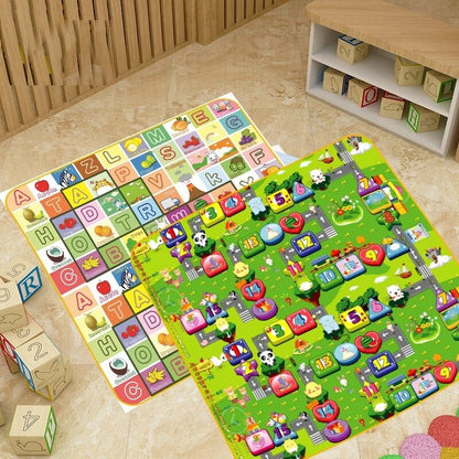 Eco-Friendly Thick Baby Crawling Play Mat – Foldable, Safe & Comfortable Rug for Sensory Learning and Play
