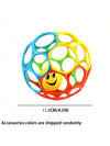 Soft Montessori Baby Grasping Rattle Ball with Bell – Sensory Learning Toy for Infants
