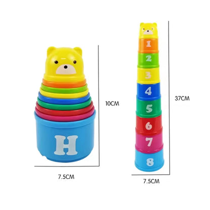Montessori Stacking Cups Game for Toddlers – Kidlova Early Learning Brain Response Toy