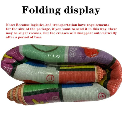 Large Foldable Baby Play Mat for Safe Montessori Sensory Learning & Crawling