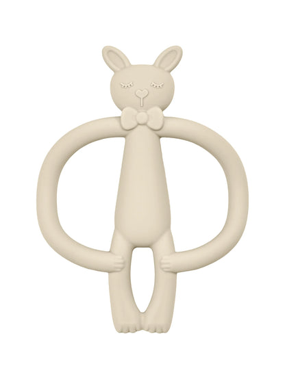 Cartoon Rabbit Silicone Teether for Babies and Toddlers – Safe, BPA-Free Chewing Toy