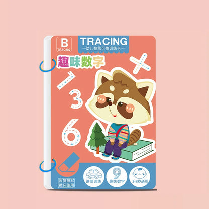 Montessori Tracing Workbook for Toddlers – Reusable Writing & Drawing Practice Book