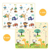 Large Foldable Baby Play Mat for Safe Montessori Sensory Learning & Crawling