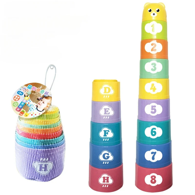 Montessori Stacking Cups Game for Toddlers – Kidlova Early Learning Brain Response Toy