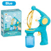 Electric Bubble Machine Gun – Automatic Soap Blower Toy for Kids Outdoor Party Fun