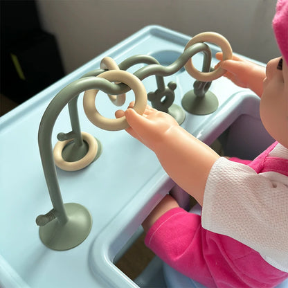 Montessori Silicone Bead Puzzle Toy for Babies & Toddlers