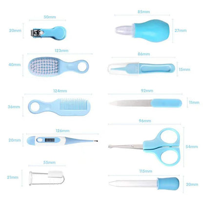 10-Piece Baby Health & Grooming Care Kit – Nail, Hair & Oral Essentials