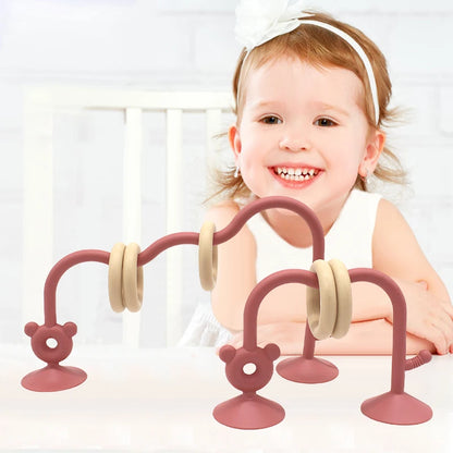 Montessori Silicone Bead Puzzle Toy for Babies & Toddlers