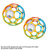 Soft Montessori Baby Grasping Rattle Ball with Bell – Sensory Learning Toy for Infants