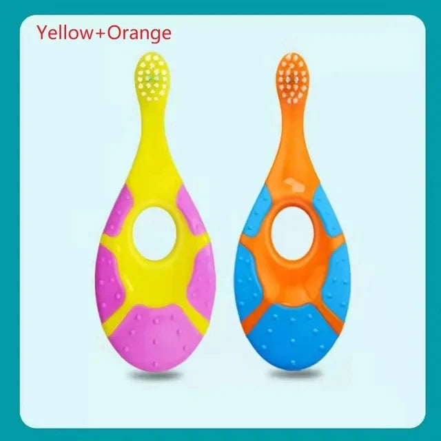 Soft Bristle Toddler Toothbrush Set – BPA-Free Training Toothbrush for Children