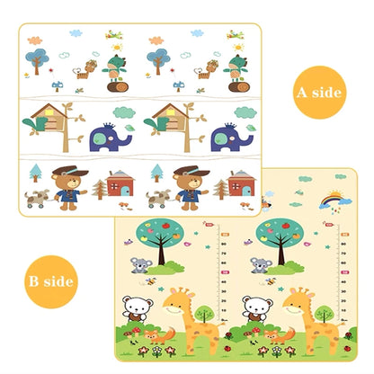 Eco-Friendly Thick Baby Crawling Play Mat – Foldable, Safe & Comfortable Rug for Sensory Learning and Play