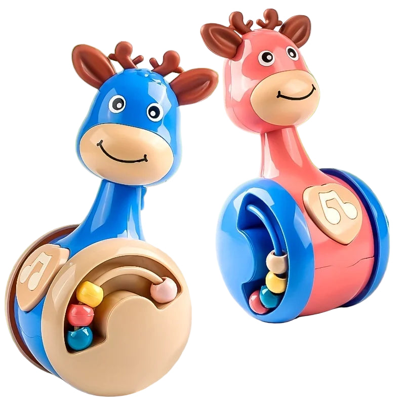 Roly Poly Montessori Baby Toy 6 to 12 Months Wobbler for Sensory Play & Early Development